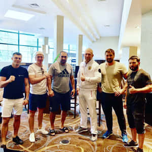 Blagoy Ivanov With Fighters Wallpaper