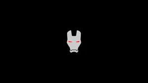 Blank And White Minimalist Iron Man Wallpaper