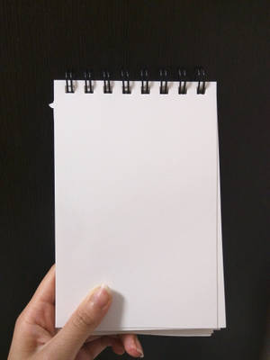 Blank Page Fountain Notebook Wallpaper