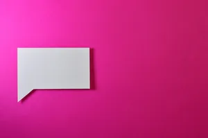 Blank Pink Square Bubble Wallpaper