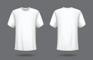Blank T Shirt Mockup Front Back Wallpaper