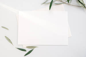 Blank White Printer Paper Wallpaper