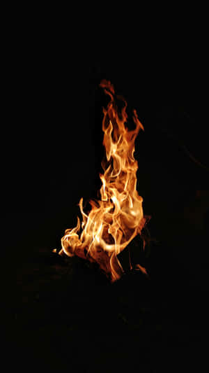 Blazing Inferno - A Stunning Display Of Fiery Artistry Wallpaper