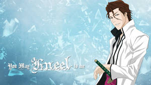 Bleach Anime Aizen Quote Wallpaper