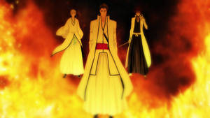 Bleach Anime Gin Aizen Kaname Wallpaper