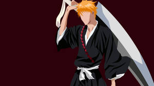 Bleach Anime Ichigo Shinigami Vector Art Wallpaper