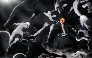 Bleach Anime Ichigo Vs Asauchi Wallpaper