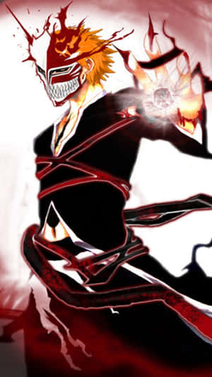 Bleach Phone With A Hollow Mask Wallpaper