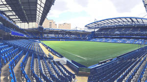 Bleachers At Stamford Bridge Stadium Wallpaper