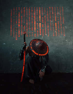 Blind Cyber Samurai Wallpaper