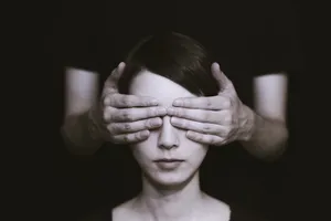 Blind Woman Landscape Wallpaper