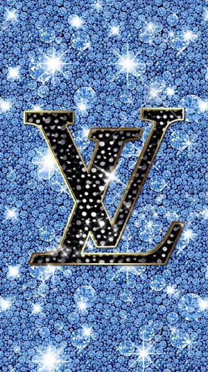 Bling Pattern Louis Vuitton Phone Wallpaper