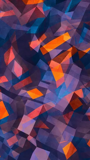 Blocky Topographical Surface Designer Iphone Wallpaper