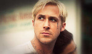 Blonde Tattooed Ryan Gosling Wallpaper