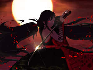 Blood Aesthetic Saya Kisaragi Wallpaper