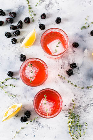 Blood Orange Gin Martini- A Colorful Twist On Classic Cocktails Wallpaper