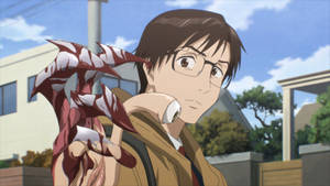 Bloody Claws In Parasyte Wallpaper
