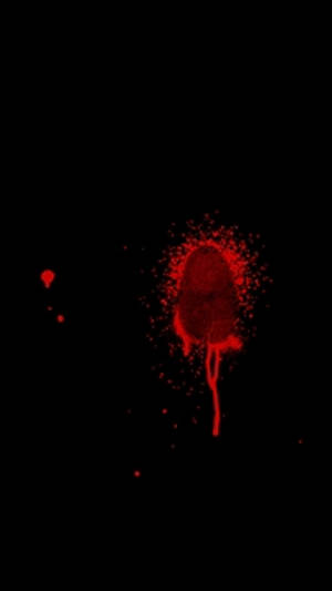 Bloody Fingerprint Phone Wallpaper
