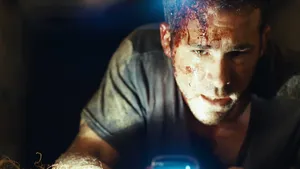 Bloody Ryan Reynolds Buried Movie Wallpaper