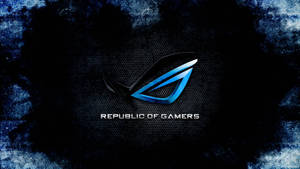 Blue And Black Rog Wallpaper