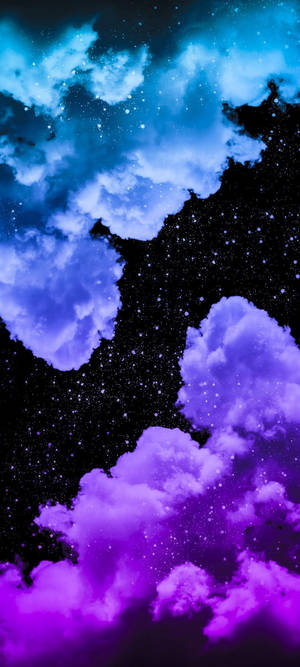 Blue And Purple Clouds Phone Wallpaper