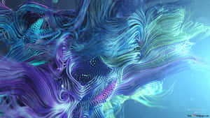 Blue And Purple Colored Abstract Background Wallpaper