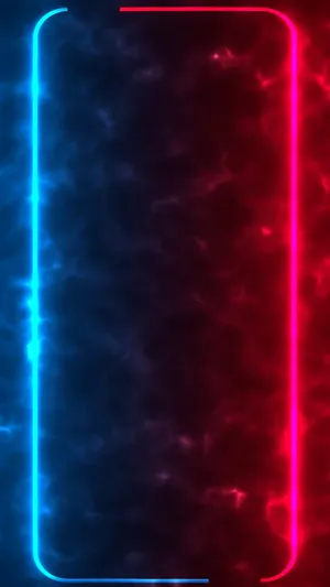 Blue And Red Neon Aesthetic Iphone Wallpaper