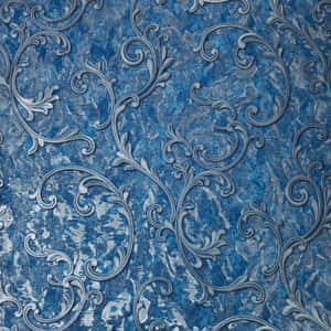 Blue And Silver Design Pattern Wallpaper