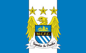 Blue And White Manchester City Fc Football Wallpaper