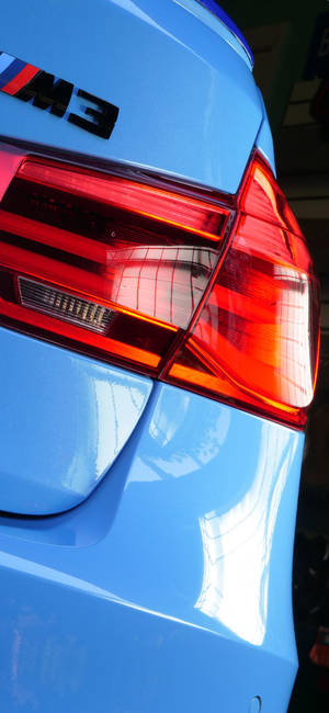 Blue Bmw Tail Light Wallpaper