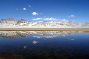 Blue Bulunkul Lake In Tajikistan Wallpaper