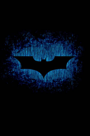 Blue Cavern Batman Logo Iphone Wallpaper