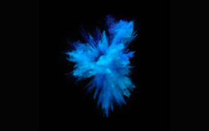 Blue Color Burst Macbook Pro Wallpaper