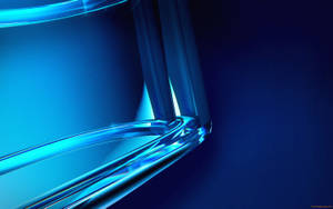 Blue Crystal Abstract Wallpaper