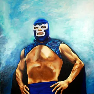 Blue Demon Digital Painting Wallpaper