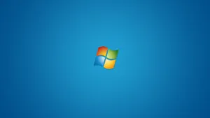 Blue Desktop Microsoft Windows Logo Wallpaper