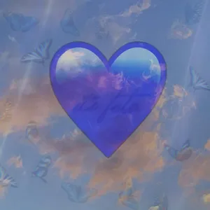Blue Emoji Heart Pfp Wallpaper