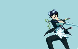 Blue Exorcist Simple Fanart Wallpaper