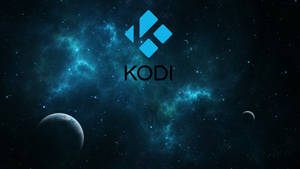 Blue Galaxy Themed Kodi Wallpaper