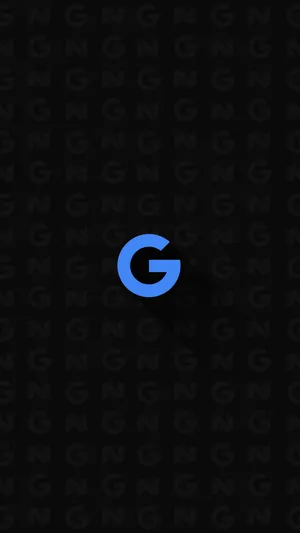 Blue Google Logo On 8k Phone Wallpaper