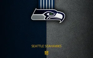 Blue Gray Seattle Seahawks Logo Wallpaper