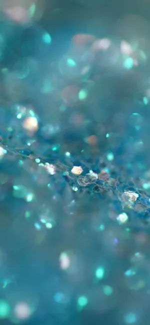 Blue Green Aesthetic Gem Glitters Wallpaper