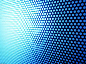 Blue Halftone Dots Cool Pattern Wallpaper