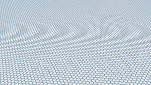 Blue Hexagon Mesh Wallpaper