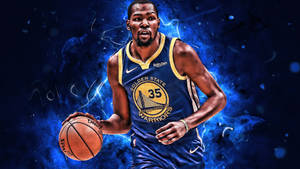 Blue Kevin Durant Cool Wallpaper