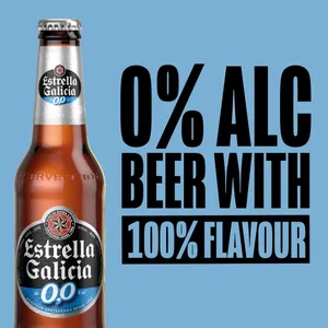 Blue Label Estrella Galicia Beer Wallpaper