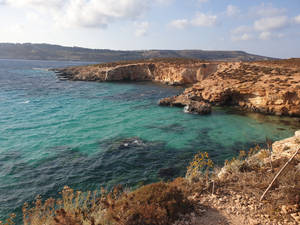 Blue Lagoon Malta Wallpaper