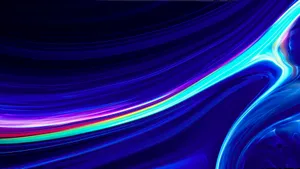 Blue Led With Swirl Wallpaper