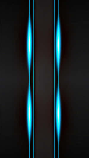 Blue Light Beams On A Black Background Wallpaper