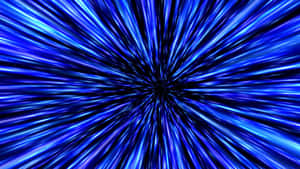 Blue Light Burst Background Wallpaper